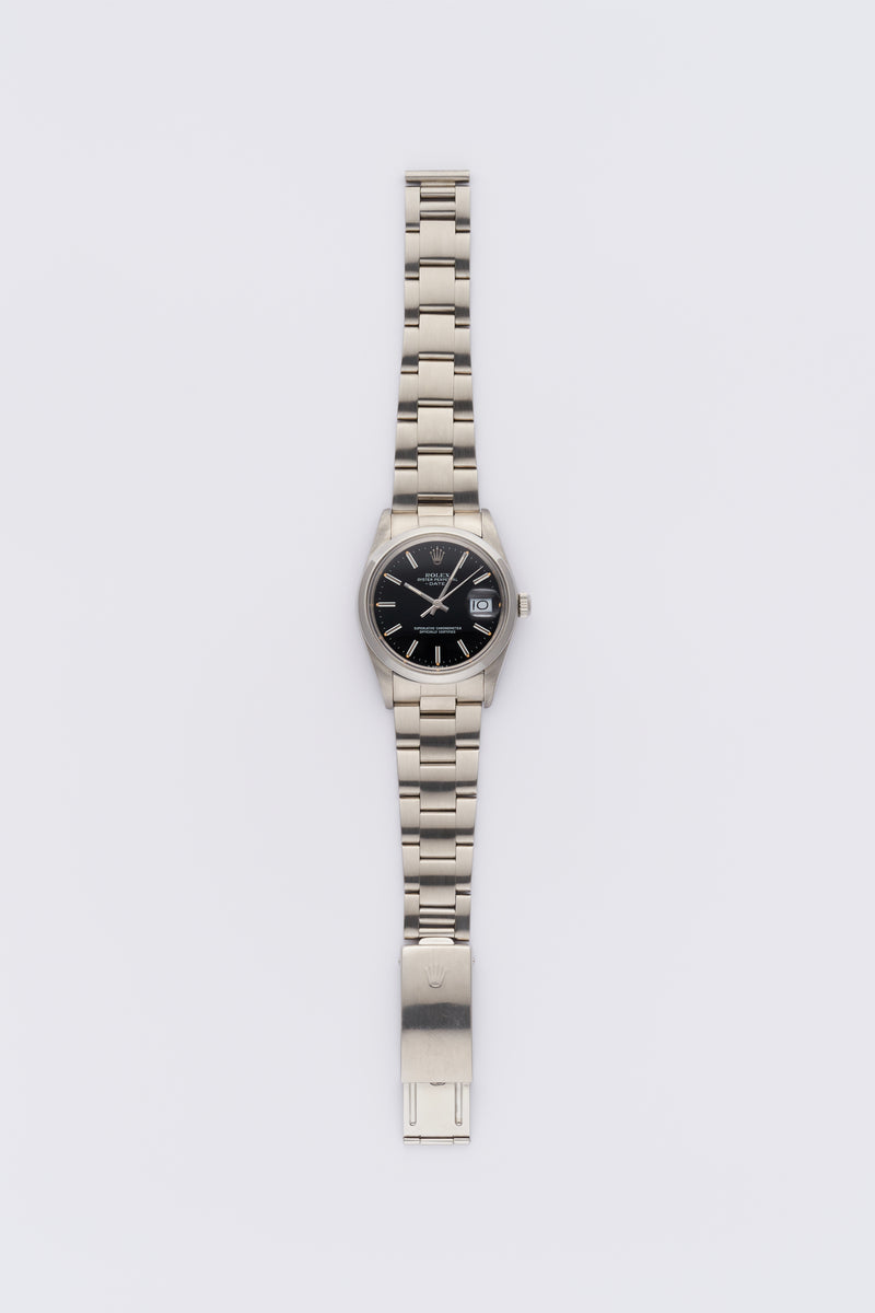 1989 Rolex Oyster Perpetual Date Black Dial 15000