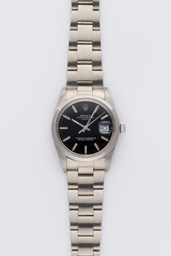 1989 Rolex Oyster Perpetual Date Black Dial 15000