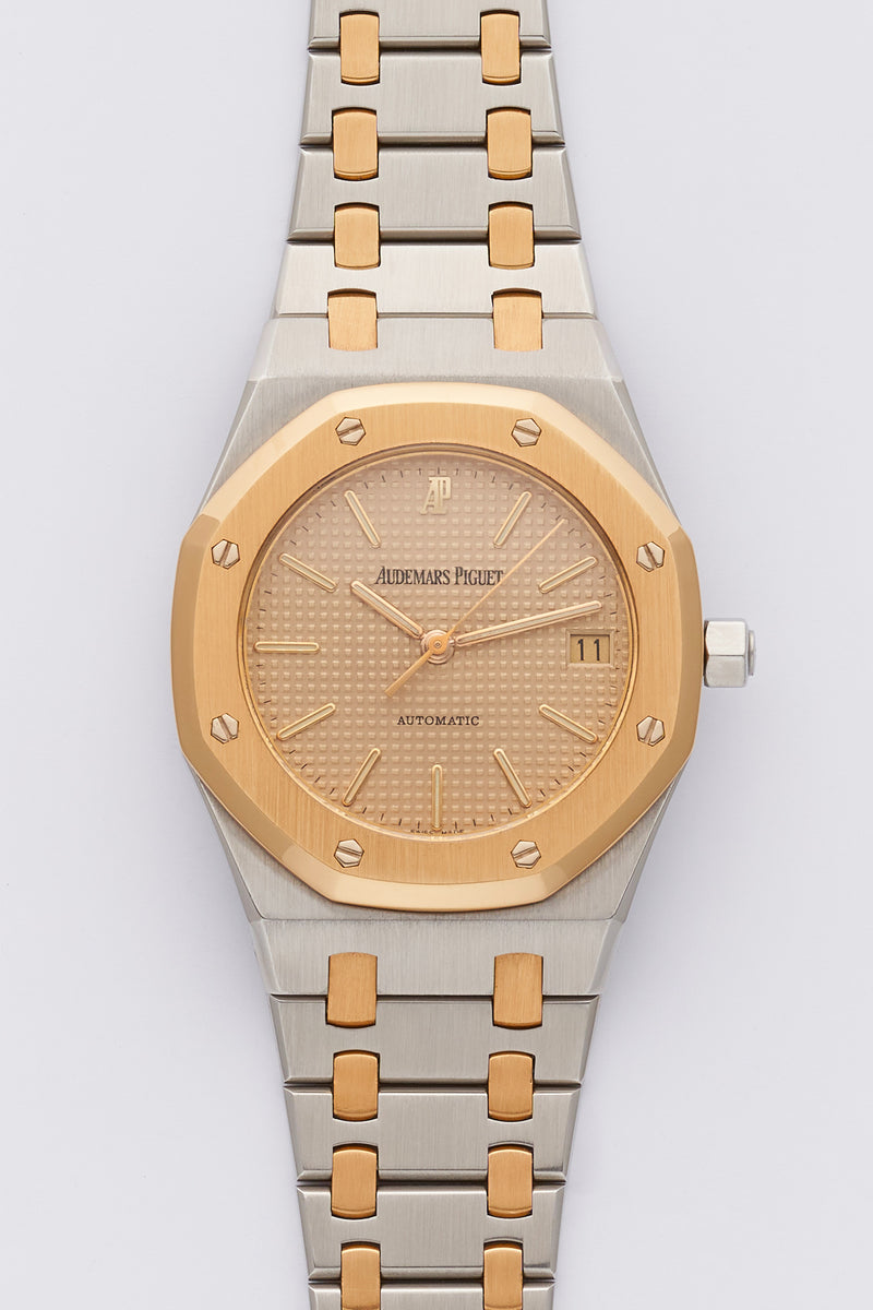 1994 Audemars Piguet Royal Oak Gold / Steel Champagne Dial 14790SA with Extract of Archives