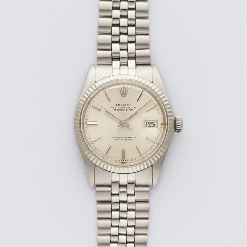 1971 Rolex Oyster Perpetual Datejust Silver Step Dial 1601