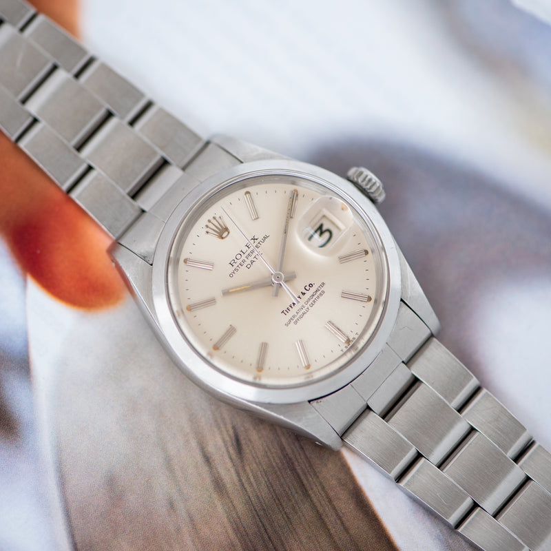 1970 Rolex Oyster Perpetual Date Double Signed Tiffany & Co. 1500