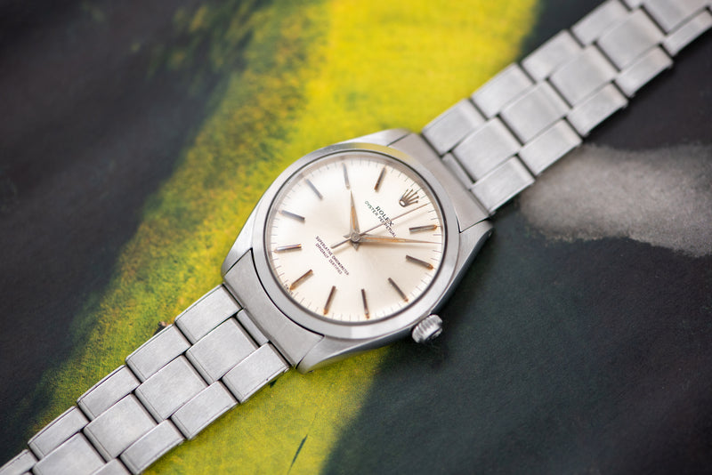 1962 Rolex Oyster Perpetual Silver "Swiss" Dial 1002