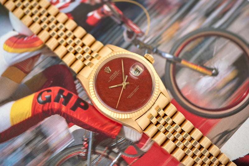 1971 Rolex Oyster Perpetual Datejust "Red Jasper" Dial 1601