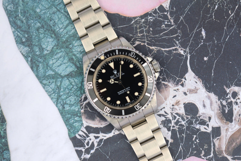 1997 Rolex Oyster Perpetual Submariner No Date 14060 with papers