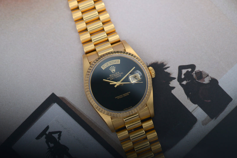 1995 Rolex Oyster Perpetual Day-Date "Onyx" 18238