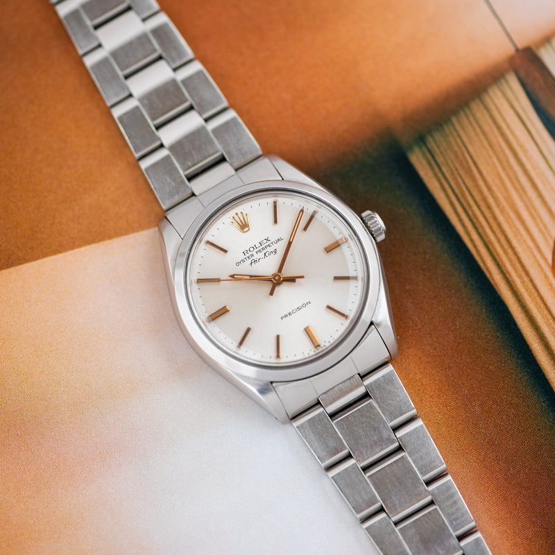 1981 Rolex Air-King Silver Dial 5500