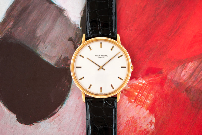 1970s Patek Philippe Calatrava "Clous de Paris" 3590