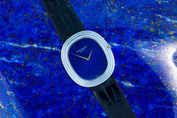 1977 Patek Philippe Ellipse White Gold Lapis Lazuli Dial 3634